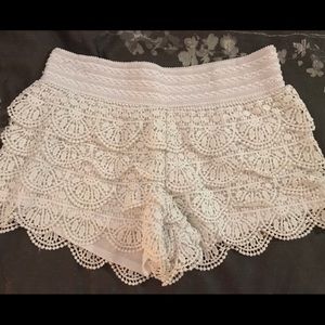 Lace shorts